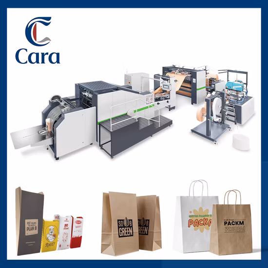 Rokin Brand Seguro Y Confiable Bolsas De Embalaje De Ropa Completamente Automatico Maquina De Impresion De Logotipo De Bolsa De Papel Machine