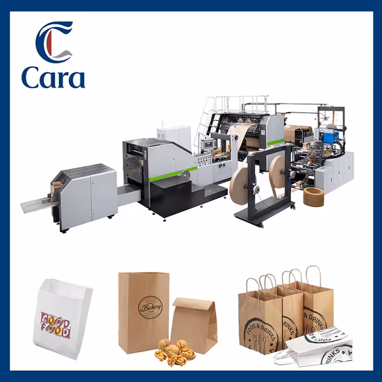 Rokin Brand Seguro Y Confiable Bolsas De Embalaje De Ropa Completamente Automatico Maquina De Impresion De Logotipo De Bolsa De Papel Machine
